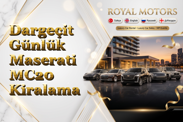 Dargeçit Günlük Maserati MC20 Kiralama