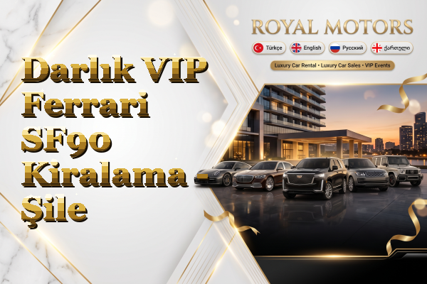 Darlık VIP Ferrari SF90 Kiralama - Şile
