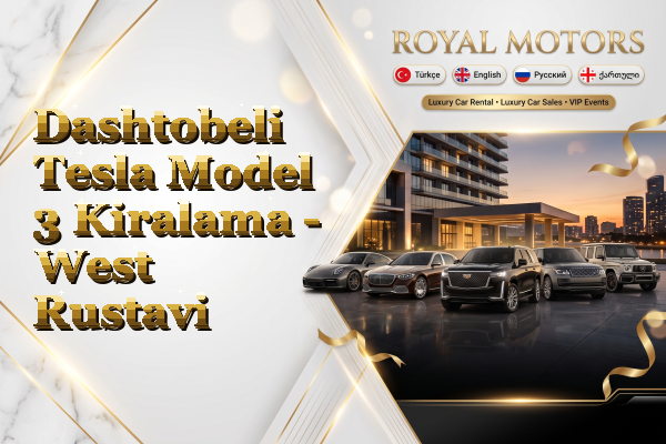 Dashtobeli Tesla Model 3 Kiralama - West Rustavi