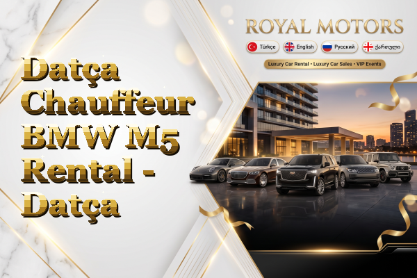 Datça Chauffeur BMW M5 Rental - Datça
