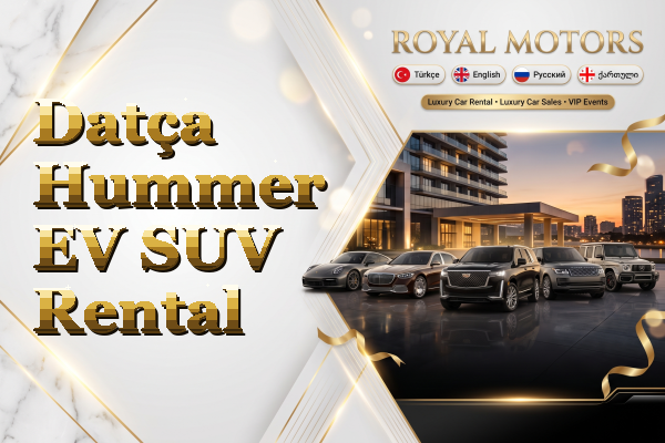Datça Hummer EV SUV Rental