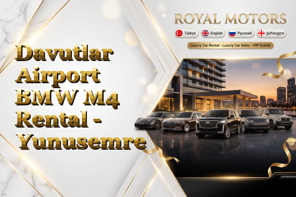 Davutlar Airport BMW M4 Rental - Yunusemre