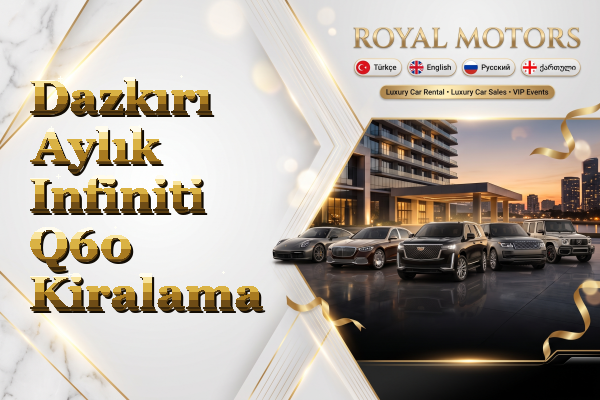 Dazkırı Aylık Infiniti Q60 Kiralama