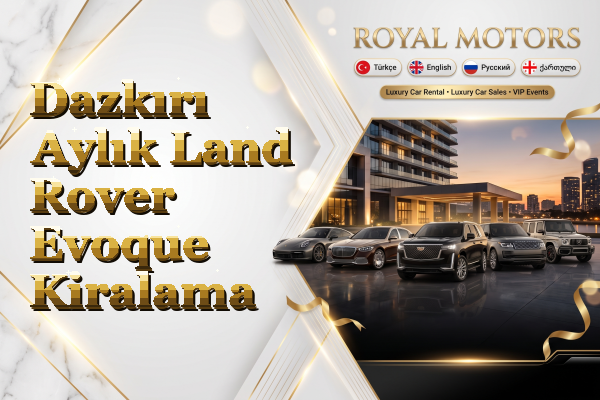 Dazkırı Aylık Land Rover Evoque Kiralama