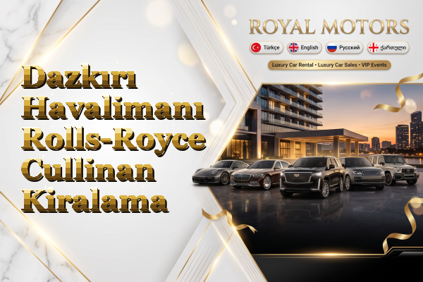 Dazkırı Havalimanı Rolls-Royce Cullinan Kiralama