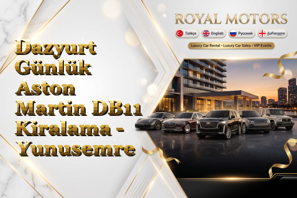 Dazyurt Günlük Aston Martin DB11 Kiralama - Yunusemre