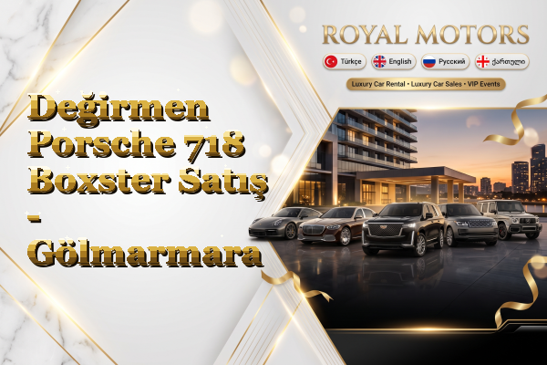 Değirmen Porsche 718 Boxster Satış - Gölmarmara