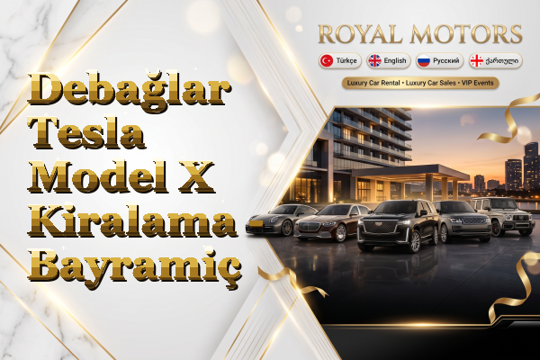 Debağlar Tesla Model X Kiralama - Bayramiç