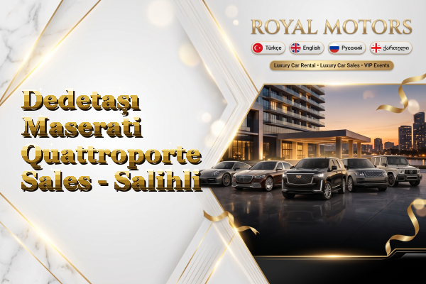 Dedetaşı Maserati Quattroporte Sales - Salihli