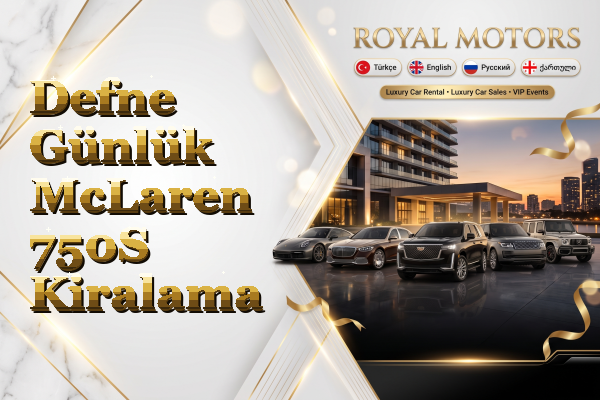 Defne Günlük McLaren 750S Kiralama