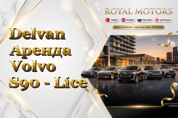 Delvan Аренда Volvo S90 - Lice