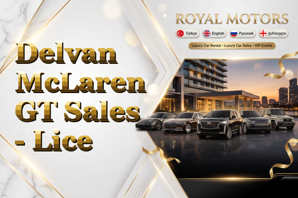 Delvan McLaren GT Sales - Lice
