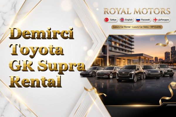 Demirci Toyota GR Supra Rental