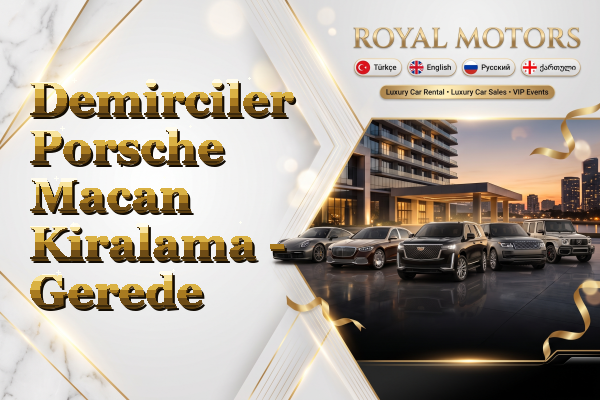 Demirciler Porsche Macan Kiralama - Gerede