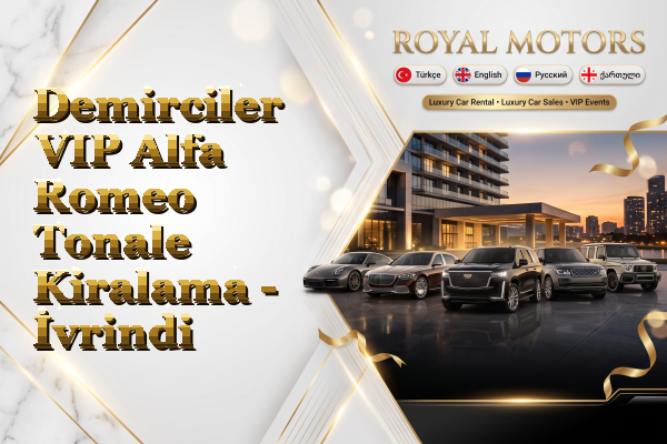 Demirciler VIP Alfa Romeo Tonale Kiralama - İvrindi