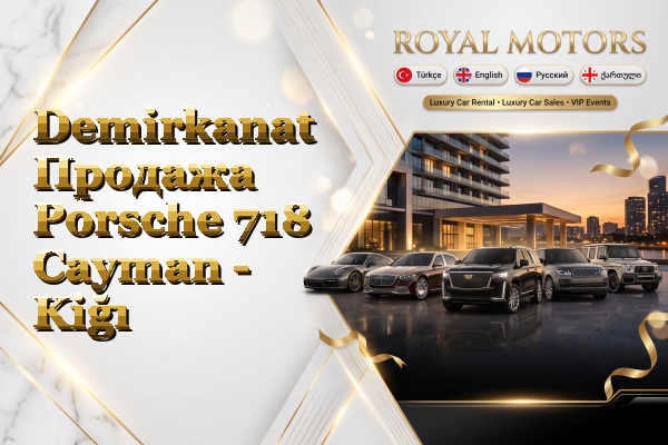Demirkanat Продажа Porsche 718 Cayman - Kiğı