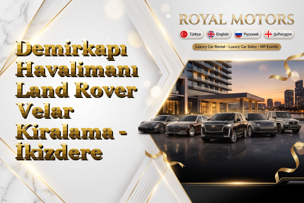 Demirkapı Havalimanı Land Rover Velar Kiralama - İkizdere