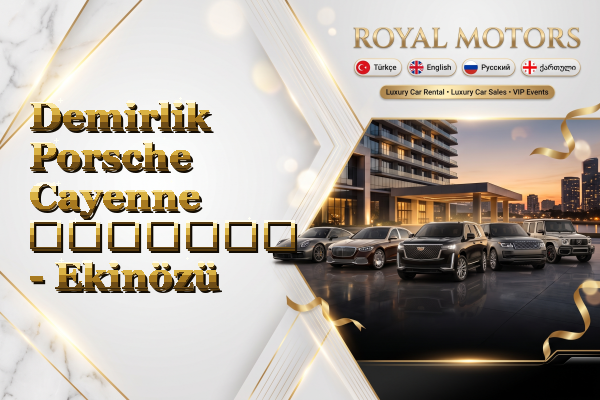 Demirlik Porsche Cayenne გაყიდვა - Ekinözü