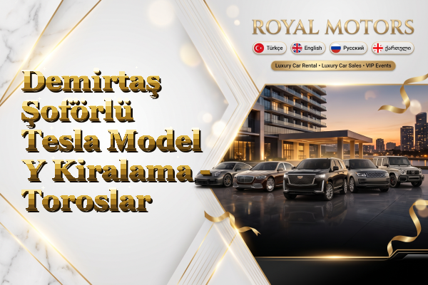 Demirtaş Şoförlü Tesla Model Y Kiralama - Toroslar
