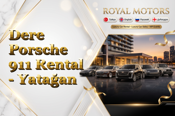 Dere Porsche 911 Rental - Yatağan