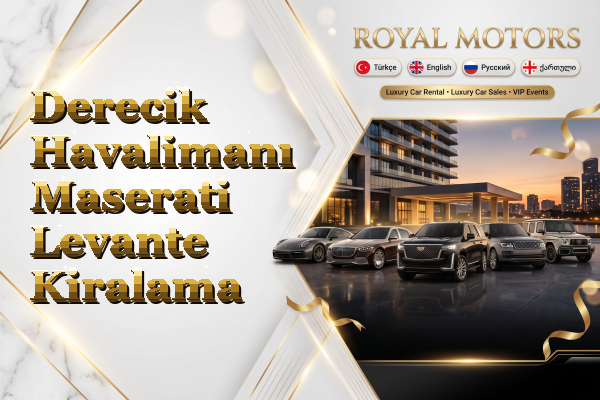 Derecik Havalimanı Maserati Levante Kiralama