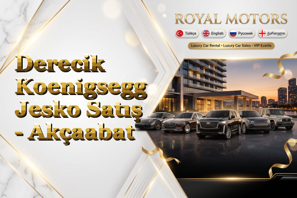 Derecik Koenigsegg Jesko Satış - Akçaabat