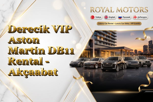 Derecik VIP Aston Martin DB11 Rental - Akçaabat