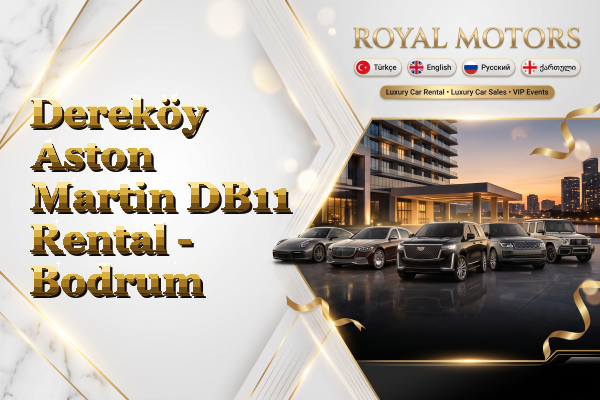 Dereköy Aston Martin DB11 Rental - Bodrum