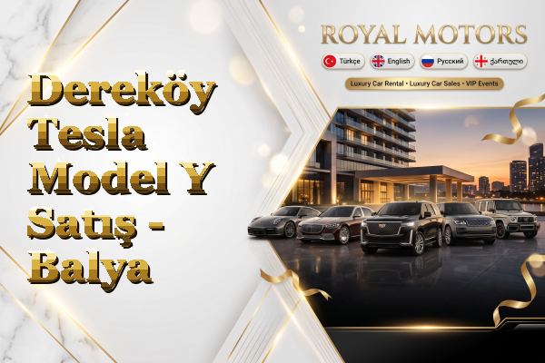 Dereköy Tesla Model Y Satış - Balya