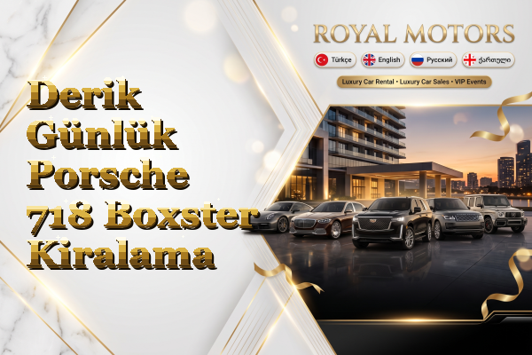 Derik Günlük Porsche 718 Boxster Kiralama