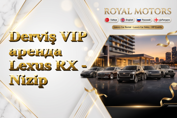 Derviş VIP аренда Lexus RX - Nizip