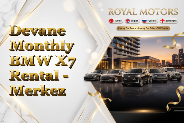 Devane Monthly BMW X7 Rental - Merkez