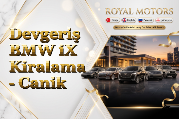 Devgeriş BMW iX Kiralama - Canik