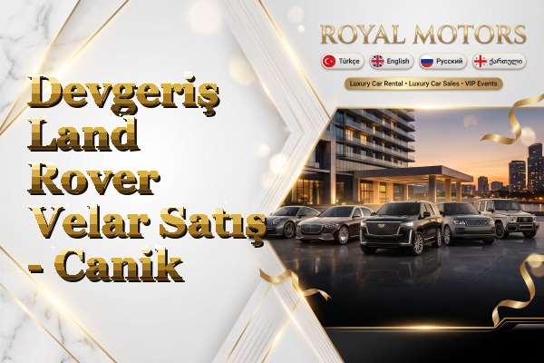 Devgeriş Land Rover Velar Satış - Canik