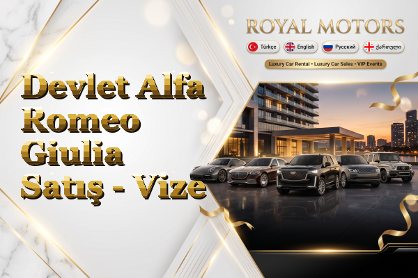 Devlet Alfa Romeo Giulia Satış - Vize