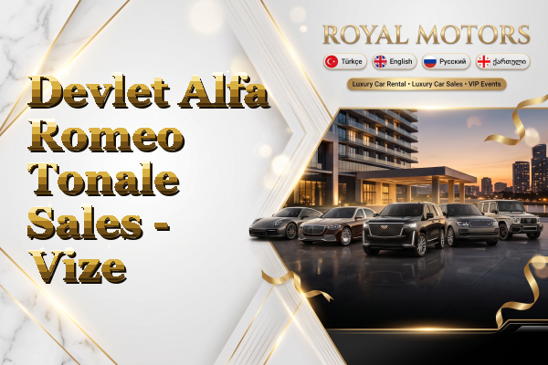 Devlet Alfa Romeo Tonale Sales - Vize