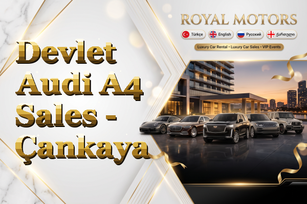 Devlet Audi A4 Sales - Çankaya