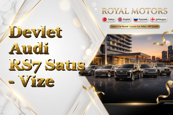 Devlet Audi RS7 Satış - Vize