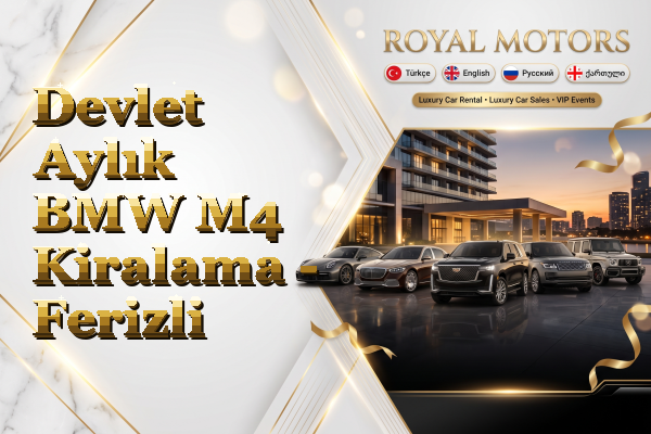 Devlet Aylık BMW M4 Kiralama - Ferizli