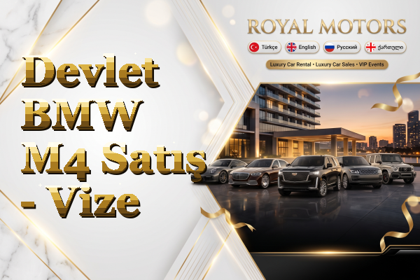Devlet BMW M4 Satış - Vize