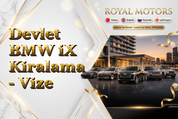 Devlet BMW iX Kiralama - Vize