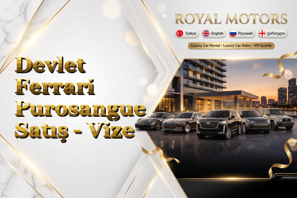 Devlet Ferrari Purosangue Satış - Vize