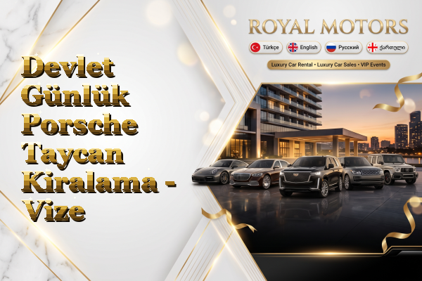 Devlet Günlük Porsche Taycan Kiralama - Vize