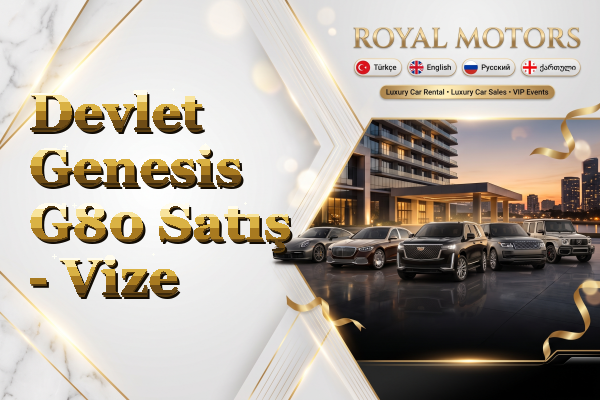 Devlet Genesis G80 Satış - Vize