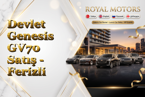 Devlet Genesis GV70 Satış - Ferizli