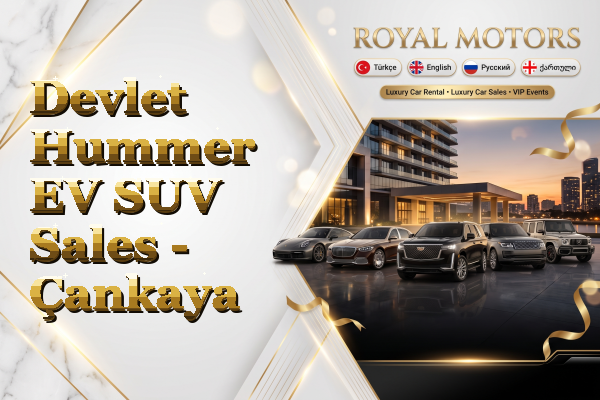 Devlet Hummer EV SUV Sales - Çankaya