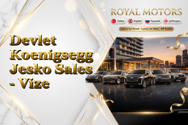 Devlet Koenigsegg Jesko Sales - Vize