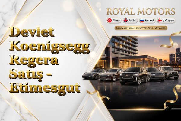 Devlet Koenigsegg Regera Satış - Etimesgut