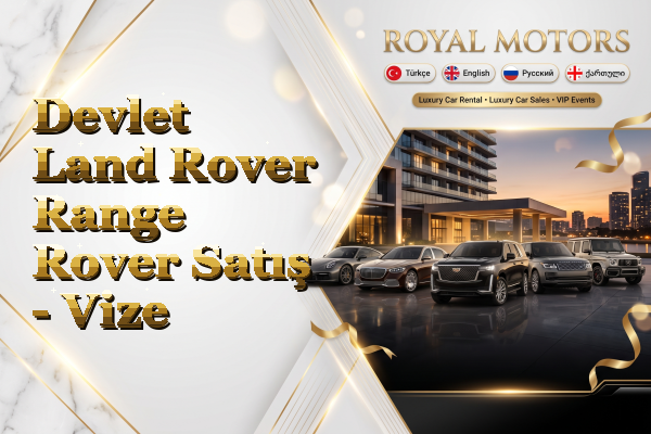 Devlet Land Rover Range Rover Satış - Vize