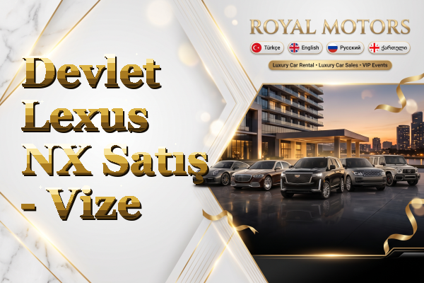 Devlet Lexus NX Satış - Vize